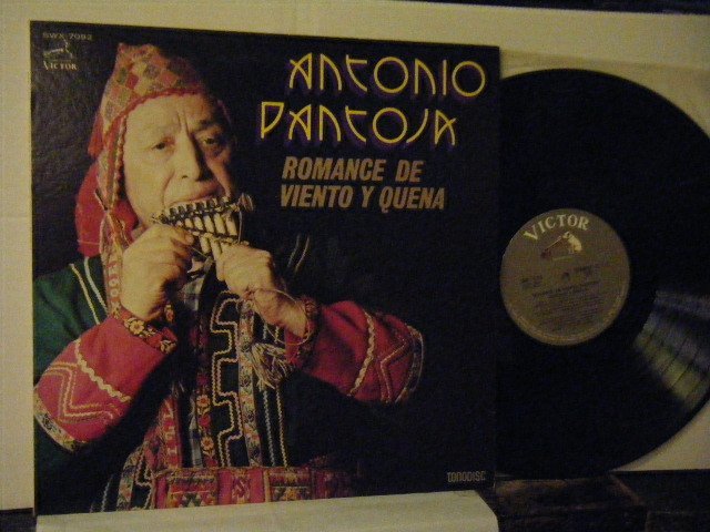 ▲LP ANTONIO PANTOJA アントニオ・パントーハ / ROMANCE DE VIENO Y QUENA ビクター SWX-7092 フォルクローレ ケーナ◇r40618_画像1