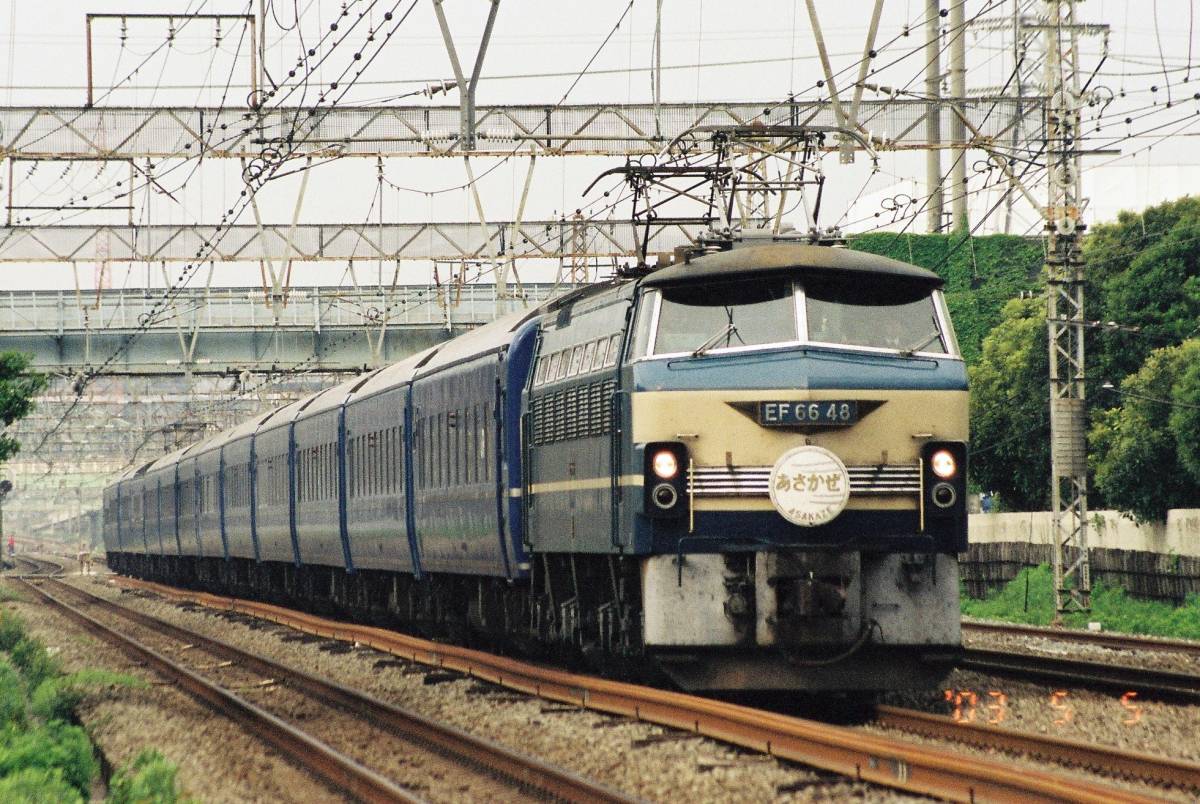 鉄道写真　西日本旅客鉄道（JR西日本）　EF66形0番台　Lサイズ　ネガ・データ化　②_画像1