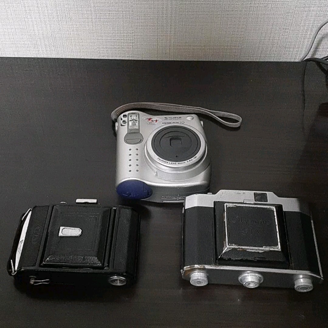 蛇腹カメラ LYRA FUJIKOGAKU OLYMPAS SIX 二台まとめ売り チェキ 蛇腹カメラ LYRA FUJIKOGAKU OLYMPAS SIX 二台まとめ売り チェキ