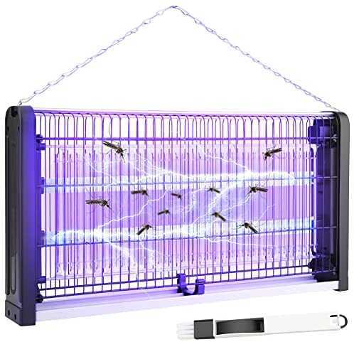 電撃殺虫器 蚊取り器 LED光源吸引式捕虫器 20W コバエ取り機 電気蚊取り器 省エネ