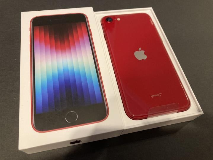 Apple iPhone SE3 第3世代 64GB SE (PRODUCT)RED 赤 SIMフリー