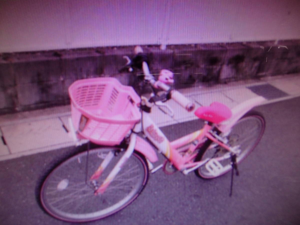 ブリチストンの子供自転車　Balmy girl 　24インチ６段女の子　中古子供自転車岐阜モレラ付近　株式会社ギフトップトレ-ディング