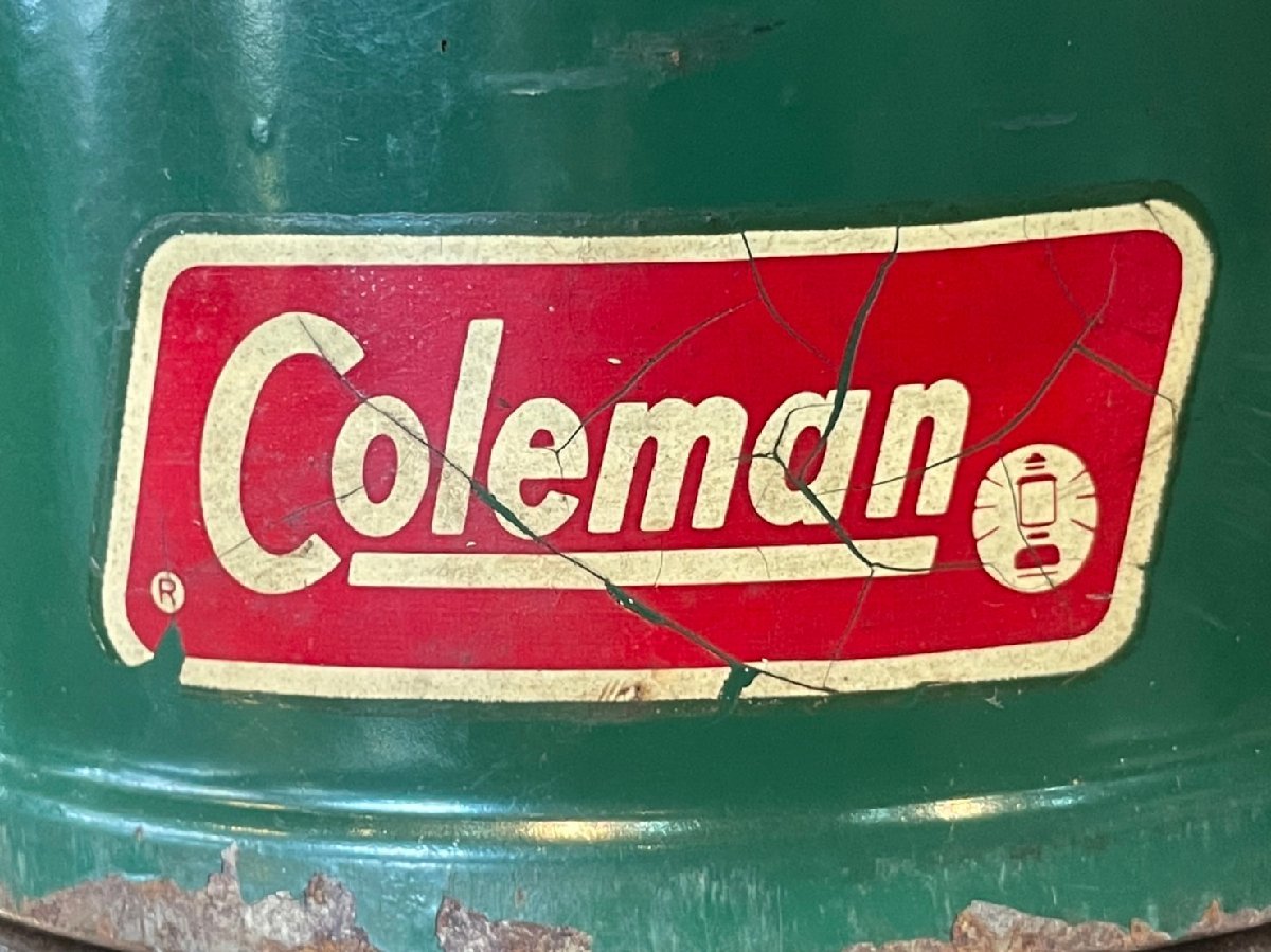 □　燃焼確認済! Coleman コールマン 200A グリーン 1981年7月製造 ランタン ランプ ビンテージ ホワイトデカール 札幌発！再　★_画像5