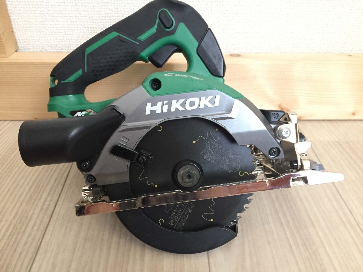 ■　Hikoki ハイコーキ 日立　C3605DA　125mm コードレス丸のこ 本体 ＋ 充電器　動作品　電動工具　★_画像2