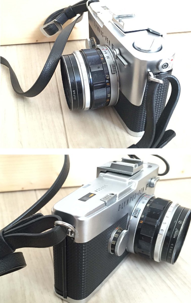 ■　olympus-pen f レンズ F.zuiko Auto-S 1:1.8 f=38mm フィルムカメラ　動作未確認　現状販売　★_画像3
