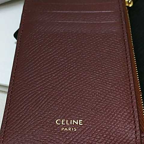 ☆セリーヌ CELINE☆コンパクトジップカードホルダー☆カードケース