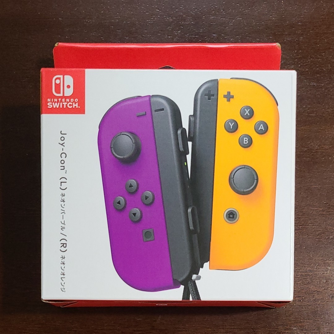 任天堂 (Switch)Joy-Con(L) ネオンパープル (R) ネオンオレンジ ジョイコン ニンテンドースイッチジョイコン 