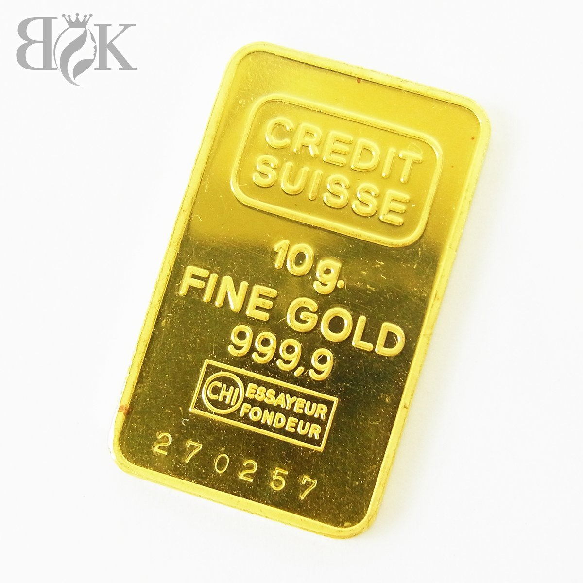 K24 インゴット 純金 10g 幅：約15mm ゴールド 資産価値 ■_画像1