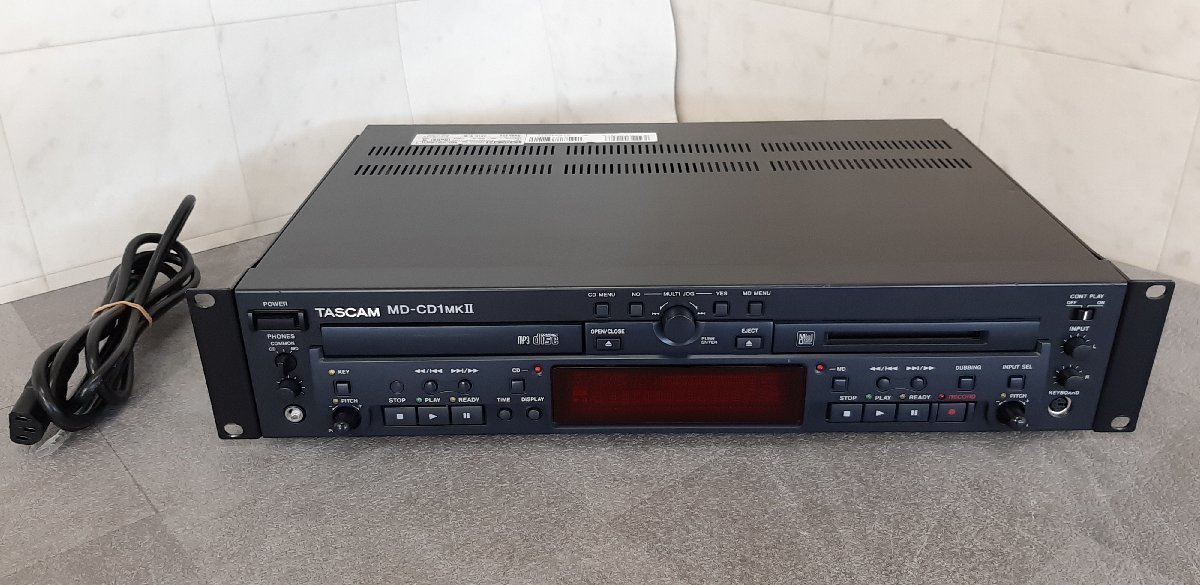 TASCAM CDプレーヤー/MDレコーダー デッキ MD-CD1MKⅡ-