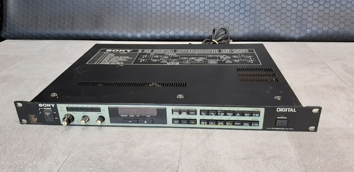 ヤフオク! - 05T99□SONY デジタルリバーブ MU-R201□