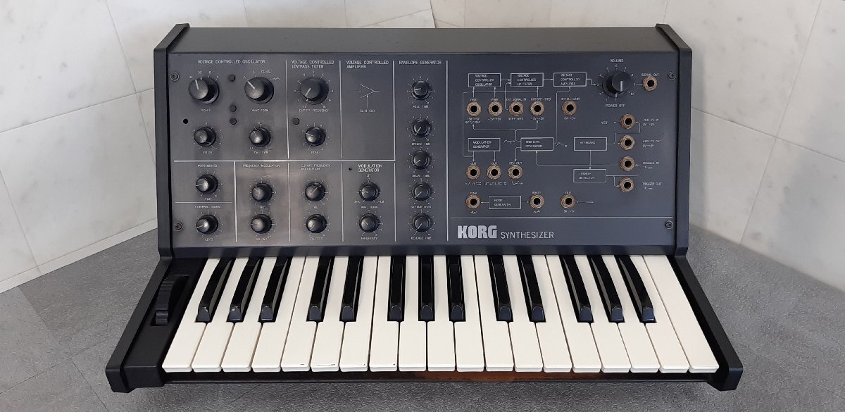 ヤフオク! - 05S116□KORG アナログシンセサイザー MS-10...
