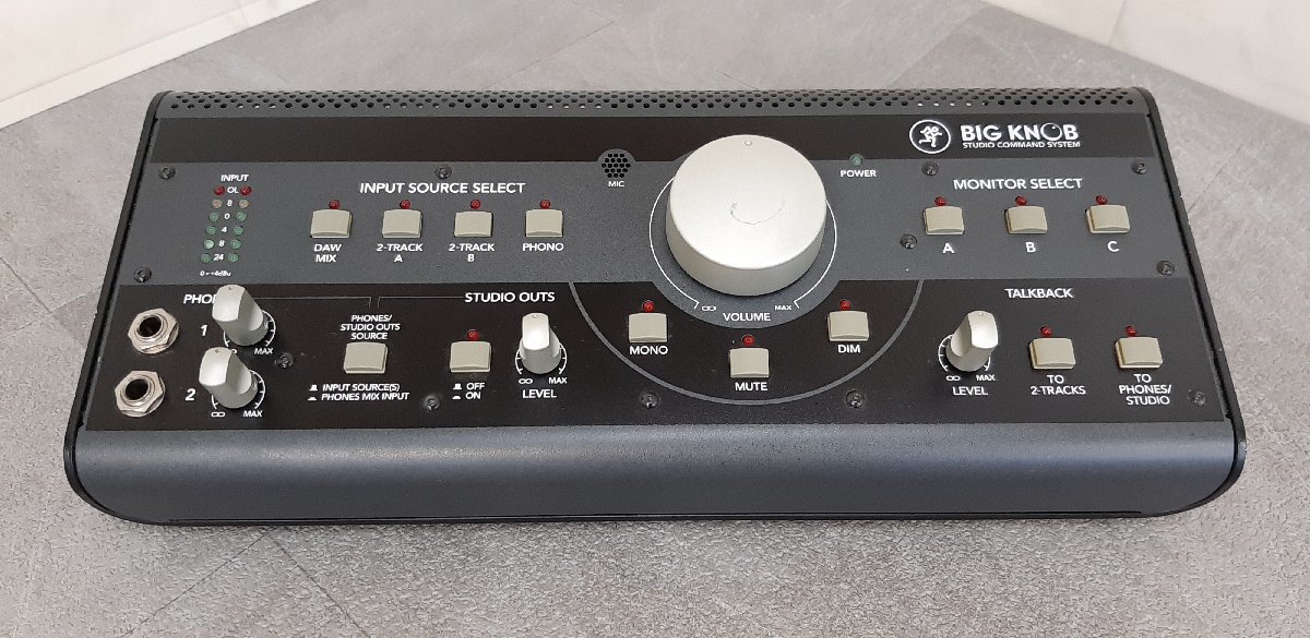 06D29□MACKIE モニターコントローラー BIG KNOB studio+ command