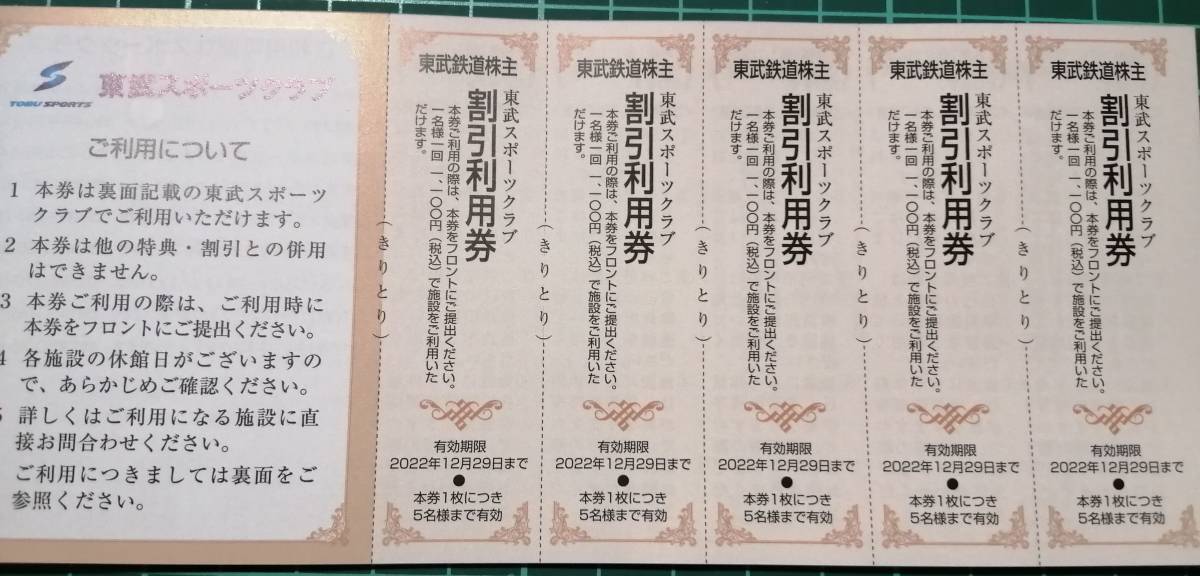 ◆◇◆◇◆【新券】東武鉄道 株主優待券(冊子)　東武動物公園入園券3枚ほか 2022年12月31まで◆◇◆◇◆ 未使用_画像7