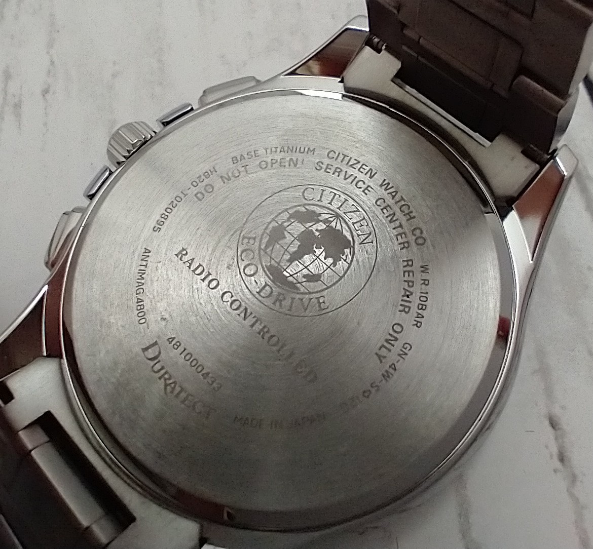 CITIZEN シチズン EXCEED H820-T020895 AT9110-58A 電波ソーラー