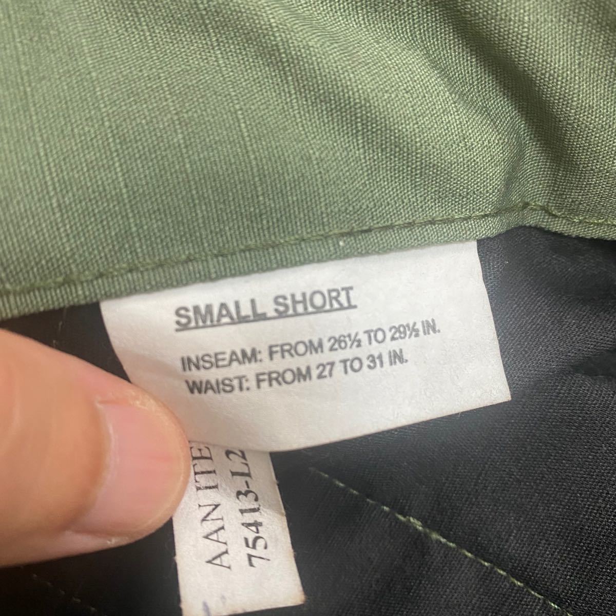 TRU-SPEC ACU カーゴパンツ オリーブ S-SHORT トゥルースペック the