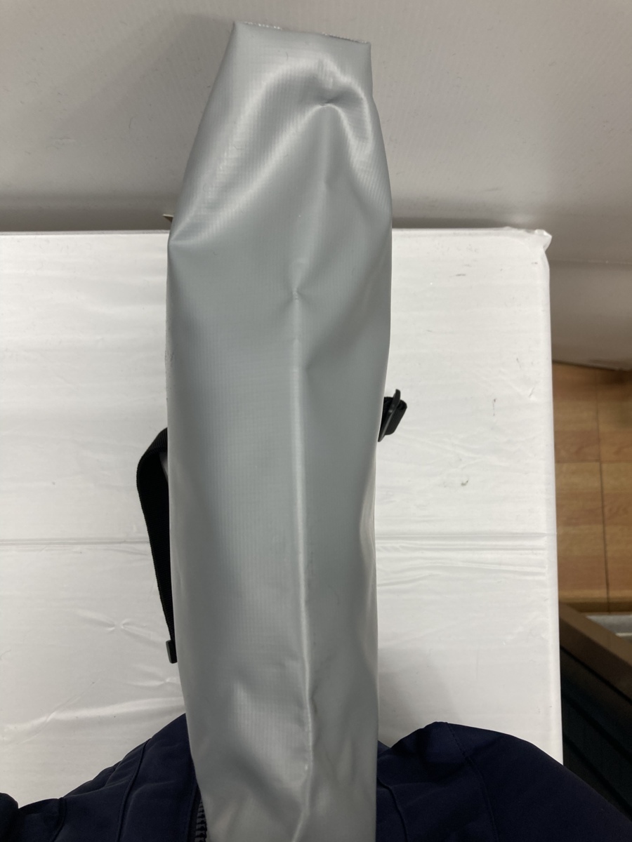 sakoshu shoulder bag super light weight water-repellent PVC vinyl ice gray .PALLAS DESIGN* unused cheap!