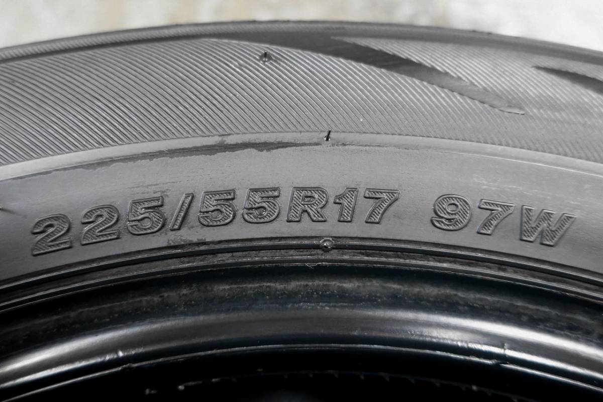極上9.5分山♪2021年製♪ブリヂストン REGNO GRVⅡ♪225/55R17♪国産