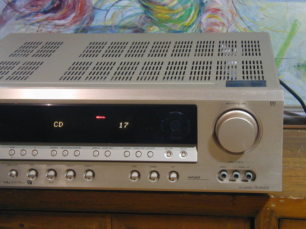 ** Onkyo [TX-SA503] amplifier 50,400 jpy ( tax included ). operation excellent.. **onkyo