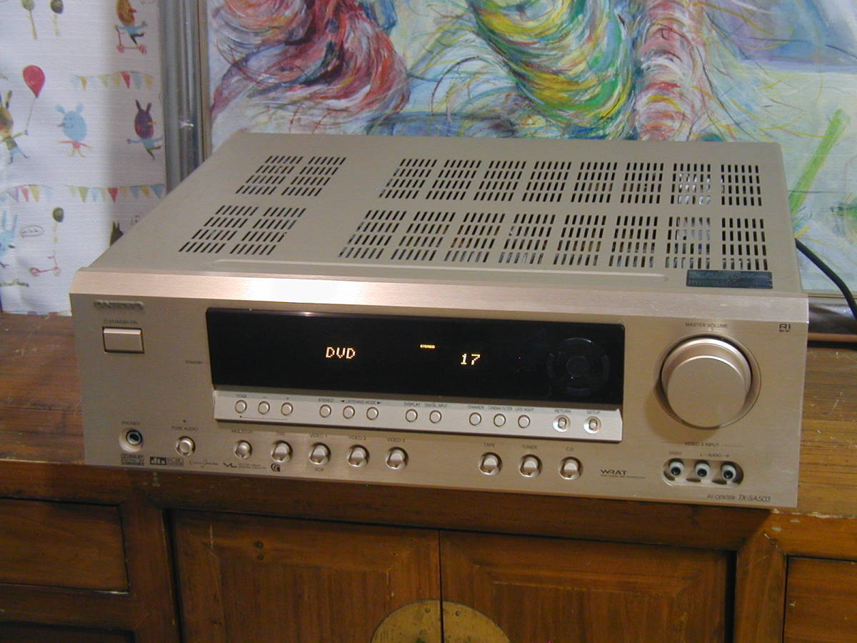 ** Onkyo [TX-SA503] amplifier 50,400 jpy ( tax included ). operation excellent.. **onkyo