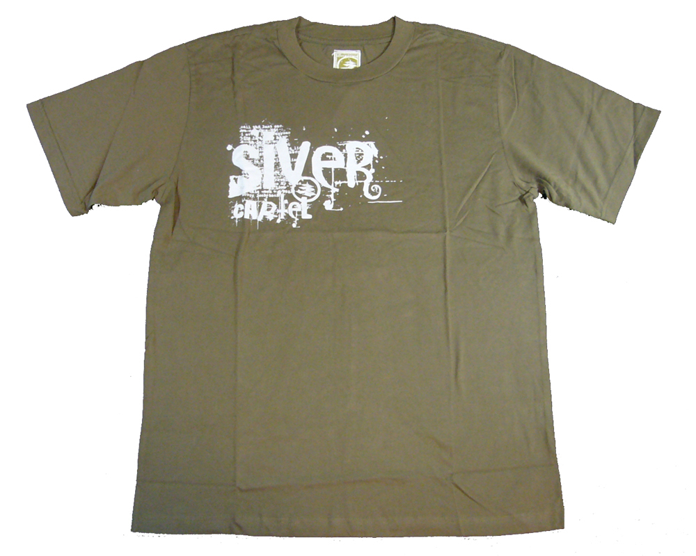 SIVER CARTEL サイバーカーテル 半袖Tシャツ カットソー MAYHEM T-SHIRT スキー カーキ Mサイズ(USサイズ) 新品_画像1