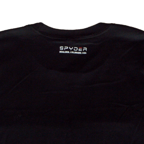 Spyder スパイダー 半袖Tシャツ カットソー M BUG TEE 920700 スキー ブラック／レッド XLサイズ(USサイズ) 日本未発売 新品_画像4