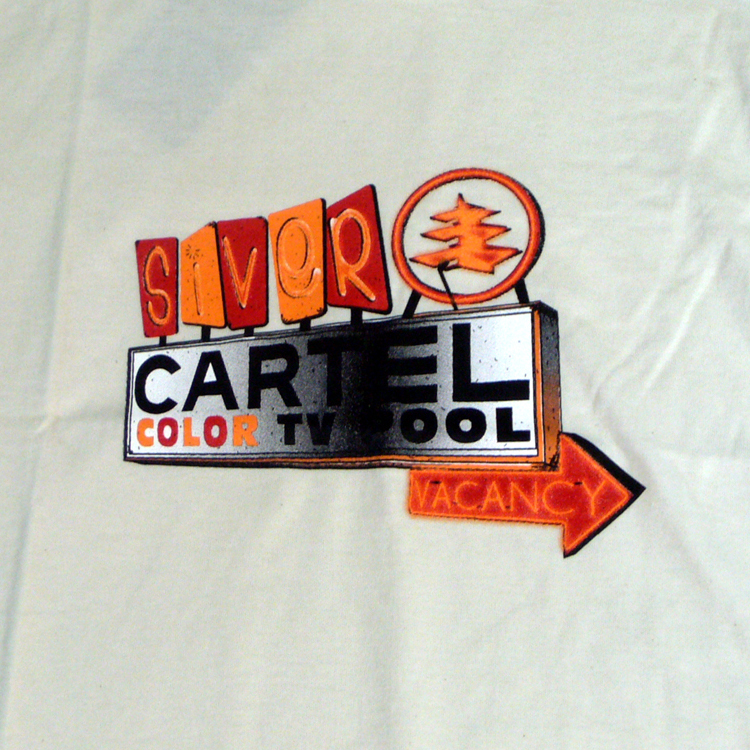 SIVER CARTEL サイバーカーテル 半袖Tシャツ カットソー VACANCY T-SHIRT スキー ホワイト Sサイズ(USサイズ) 新品_画像3