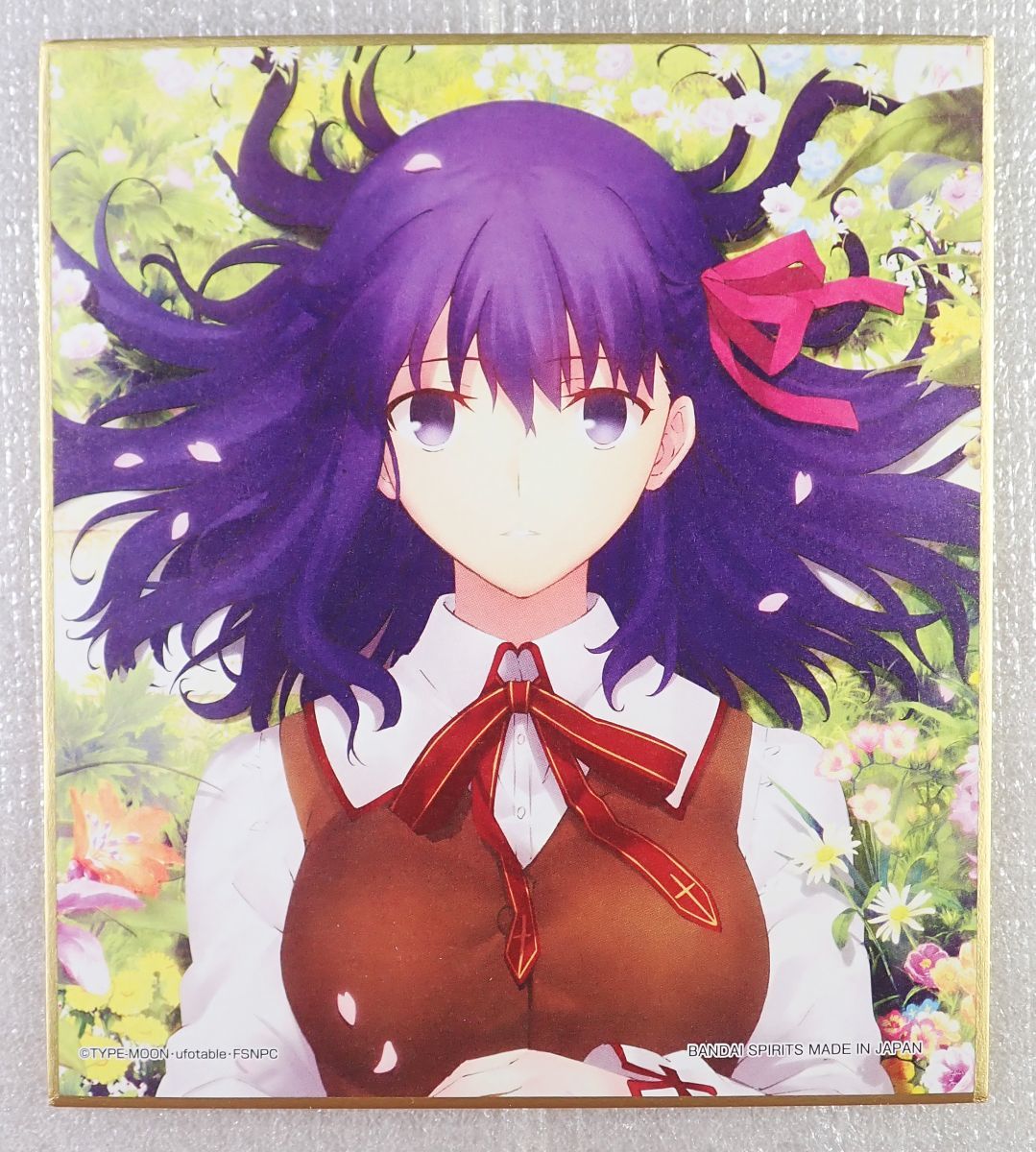 ◇ 間桐桜制服ミニ色紙色コレ一番くじ劇場版Fate/stay night [Heaven's