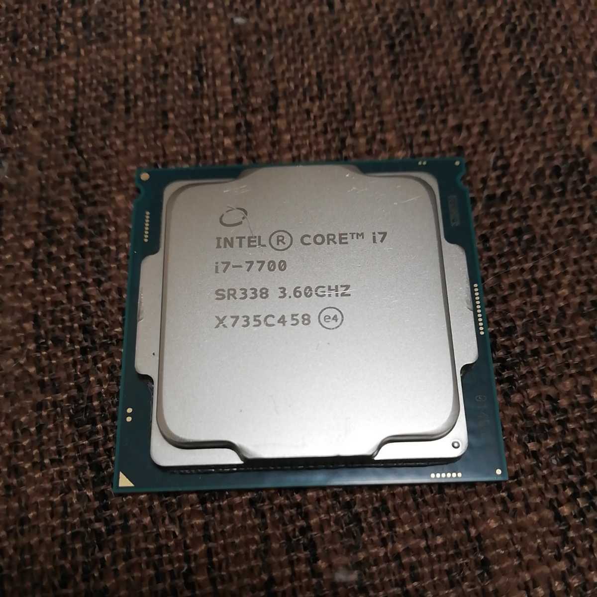 Intel Core I7 7700 LGA1151 中古pc解体ジャンク品！_画像1
