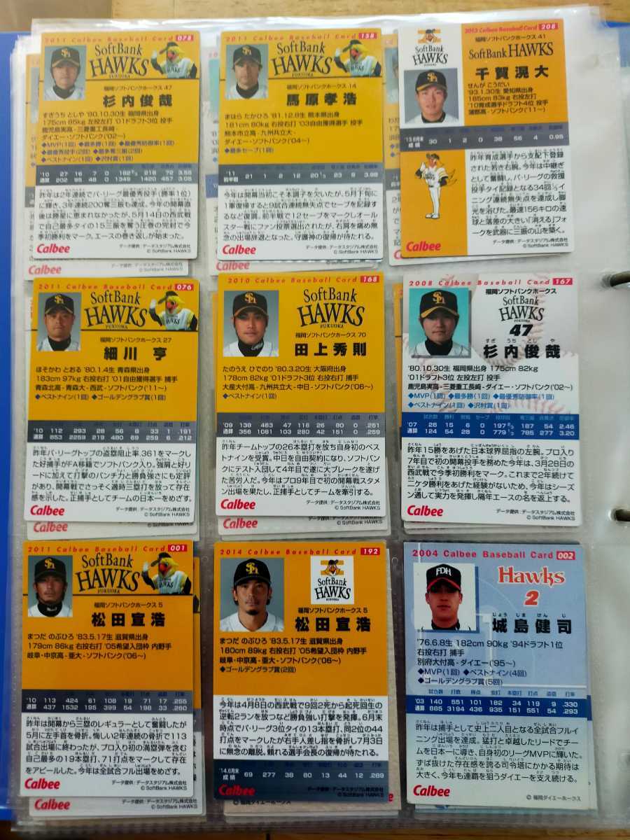 30枚 プロ野球チップス　カルビー　ソフトバンク_画像6