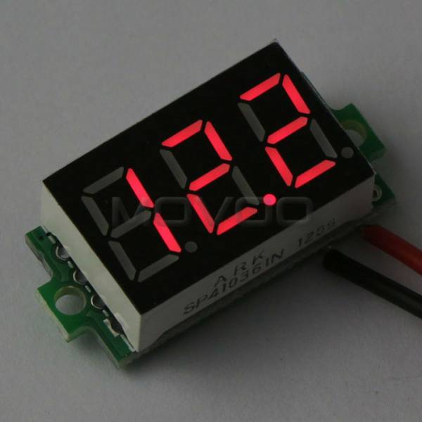 [7 day guarantee ] DC digital voltmeter 2.5-30V 2 line type #1