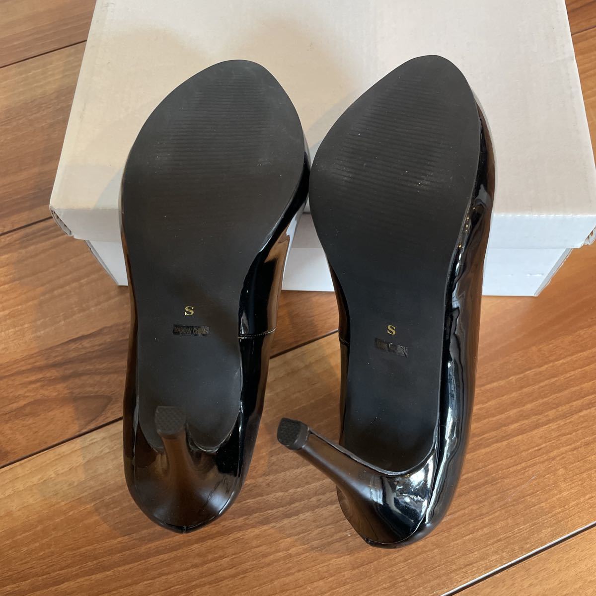  не использовался B чёрный S 22~22.5 cm URBAN RESEARCH Urban Research COUTURE MAISON эмаль туфли-лодочки женский обувь формальная обувь дешево 11