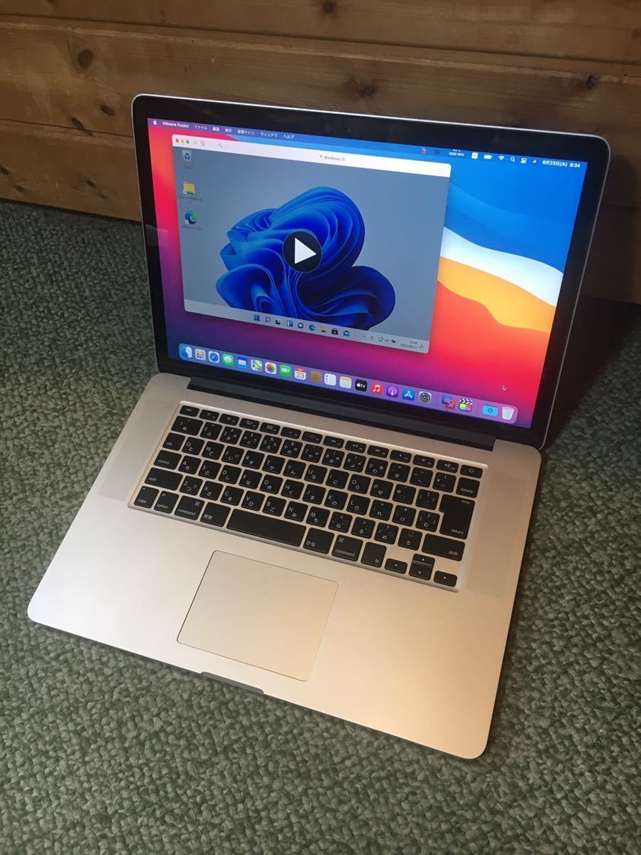 ☆SSD1TB☆MacBook Pro Retina 15インチ Mid2014☆Core i7 2.8GHz