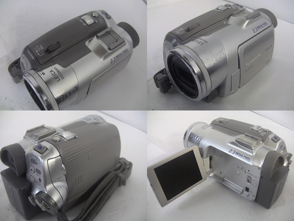 送料無料!MiniDVテープ再生できます!【動作確認済み】 Panasonic MiniDVビデオカメラ NV-GS150 ☆ダビングにご使用ください!☆/1042