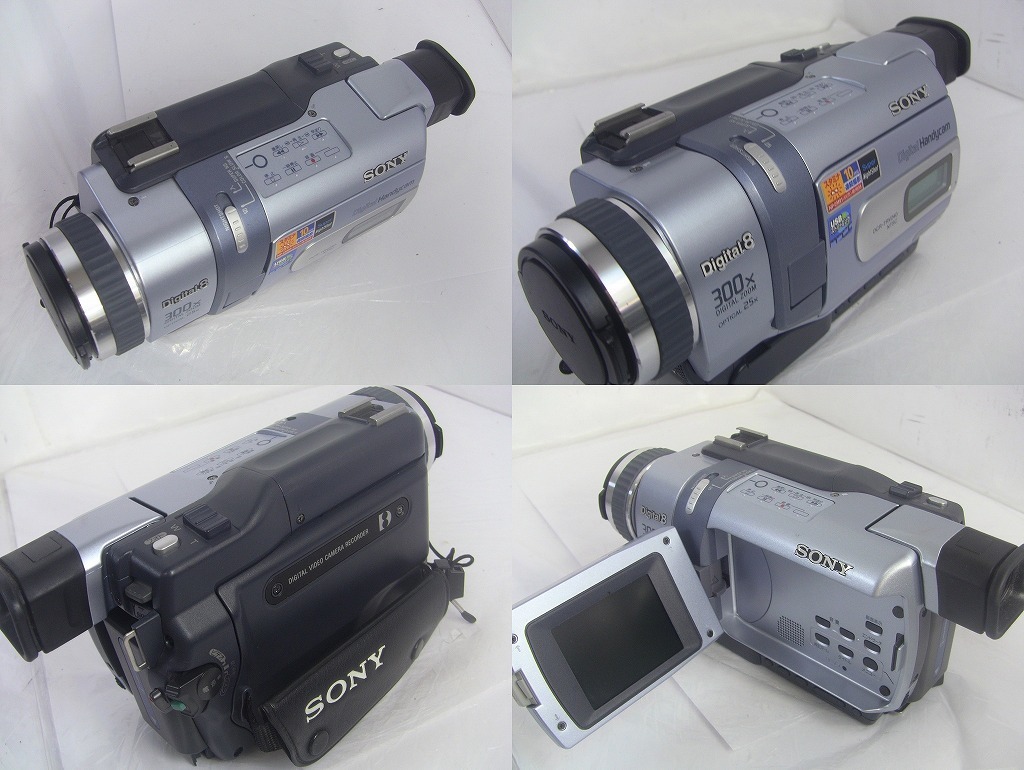【送料無料・動作確認済み】8 8mmテープ再生できます！SONY Digital8ビデオカメラ DCR-TRV240 ☆ダビングにご使用ください！☆/0740の画像2