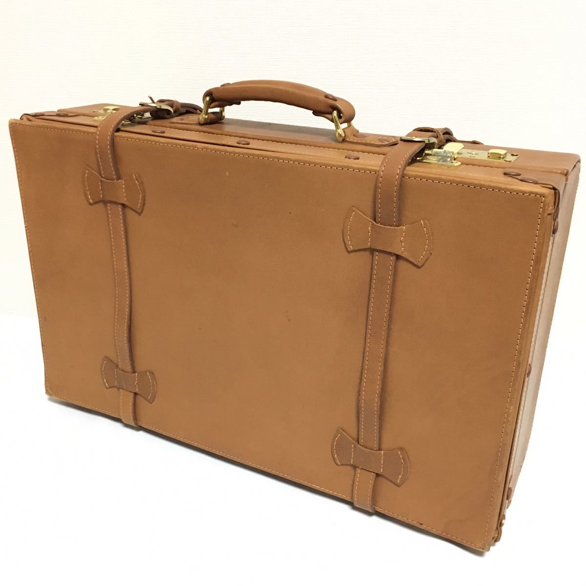レザー 本革 トランク 鞄 スーツケース 永遠の定番モデル