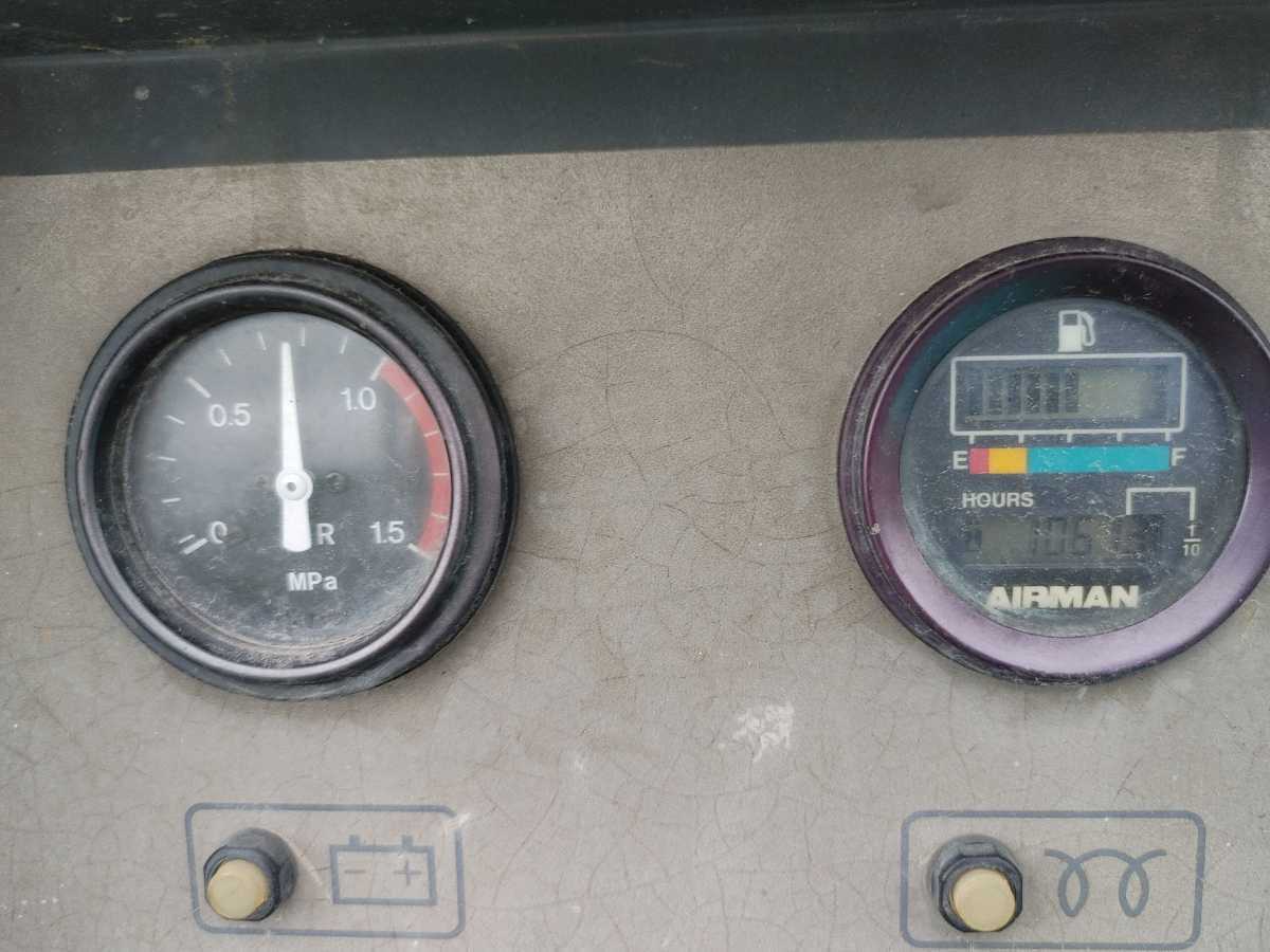 エンジンコンプレッサー AIRMAN PDS125S エンジンコンプレッサー AIRMAN PDS125S
