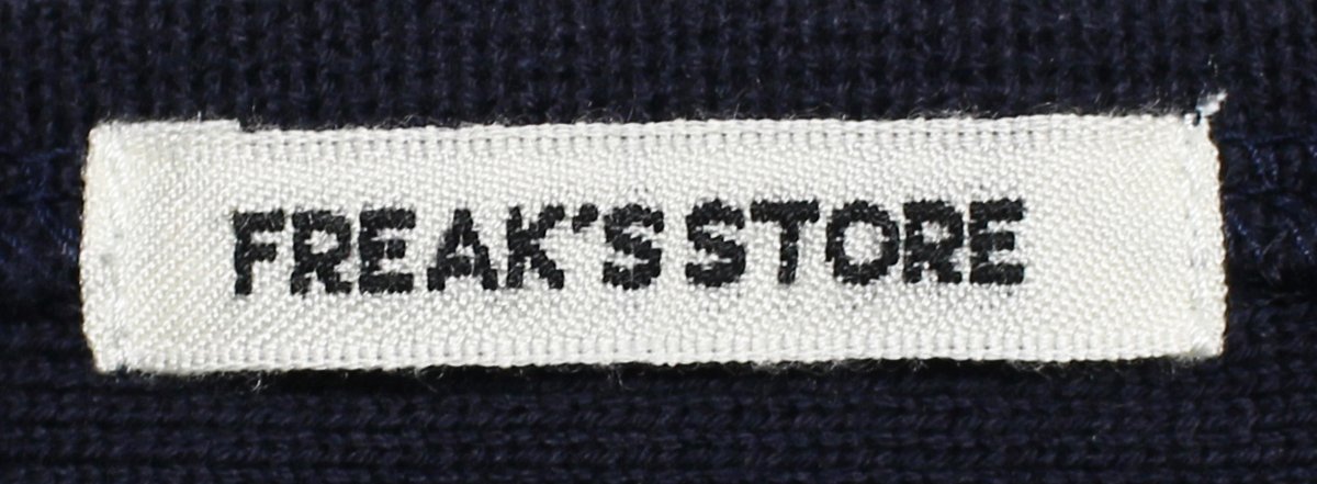 FREAK'S STORE (フリークスストア) ボーダーカットソー 美品 ネイビー × レッド size S / 長袖Tシャツ / ロンT_画像7