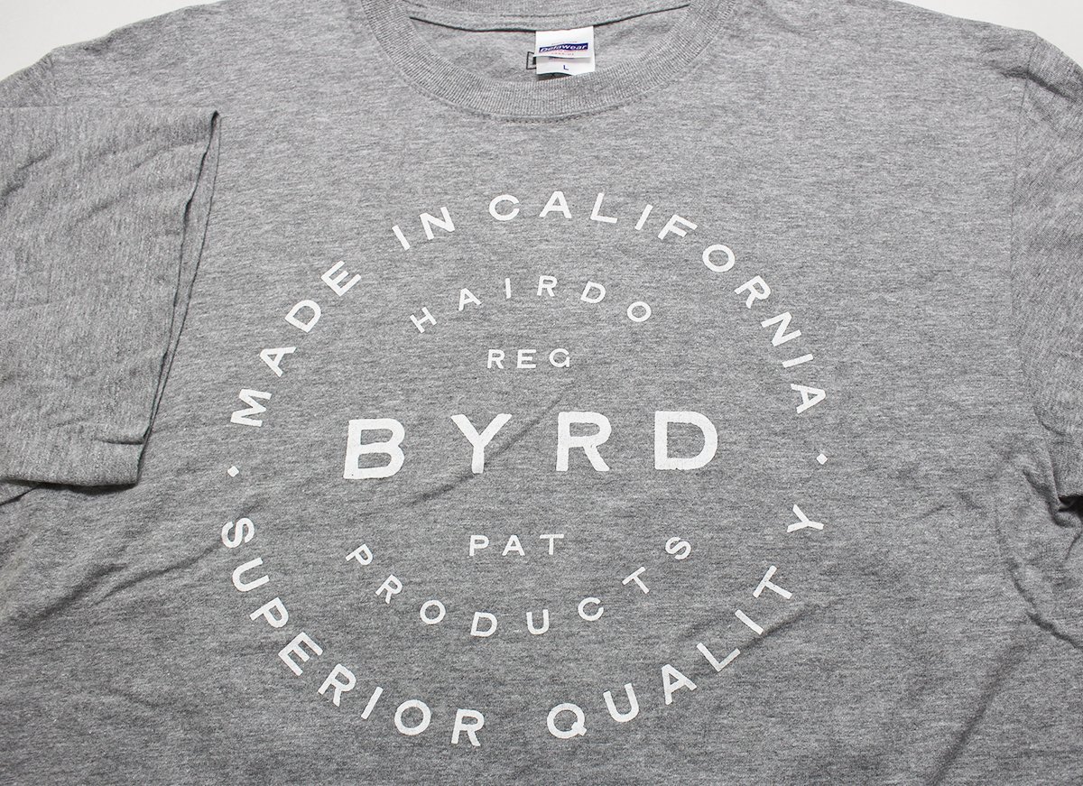 BYRD × JOURNAL STANDARD (バード × ジャーナルスタンダード) クルーネックTシャツ 美品 グレー size L_画像4