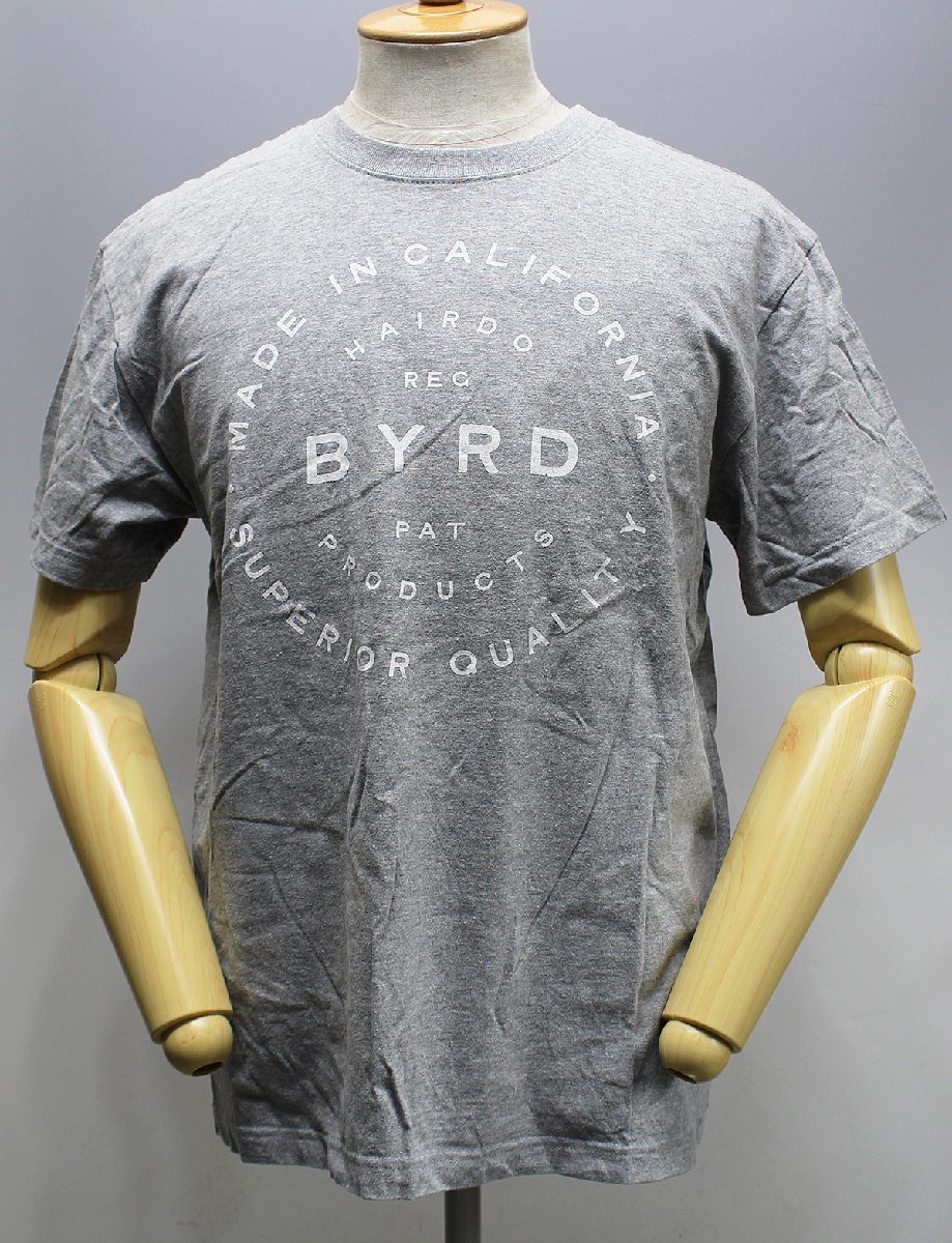 BYRD × JOURNAL STANDARD (バード × ジャーナルスタンダード) クルーネックTシャツ 美品 グレー size L_画像2