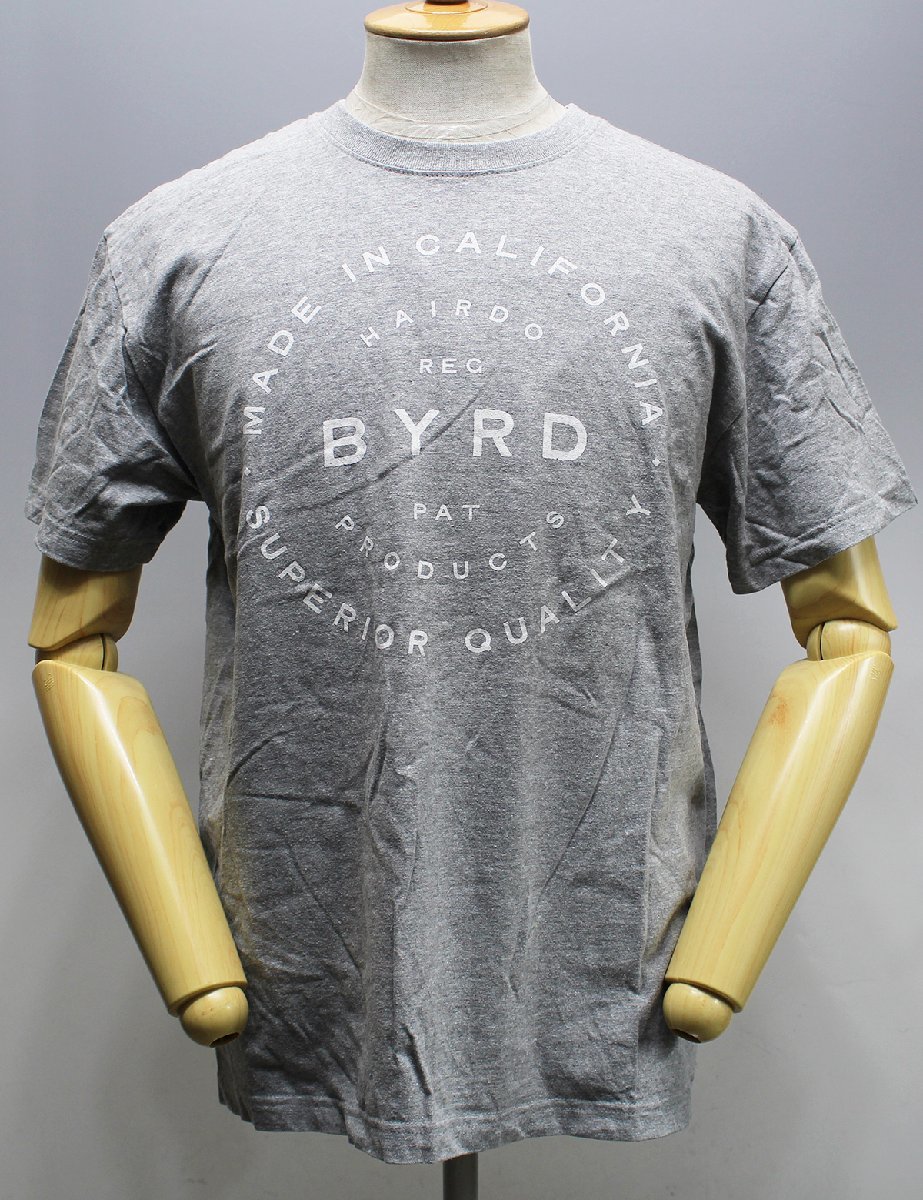 BYRD × JOURNAL STANDARD (バード × ジャーナルスタンダード) クルーネックTシャツ 美品 グレー size L_画像1