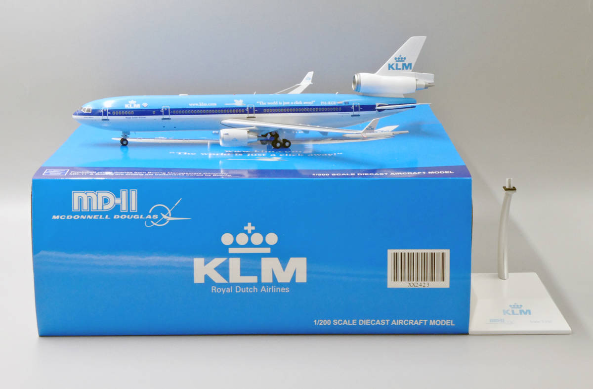 Yahoo!オークション - Jcwings KLMオランダ航空 MD-11 PH-KC...