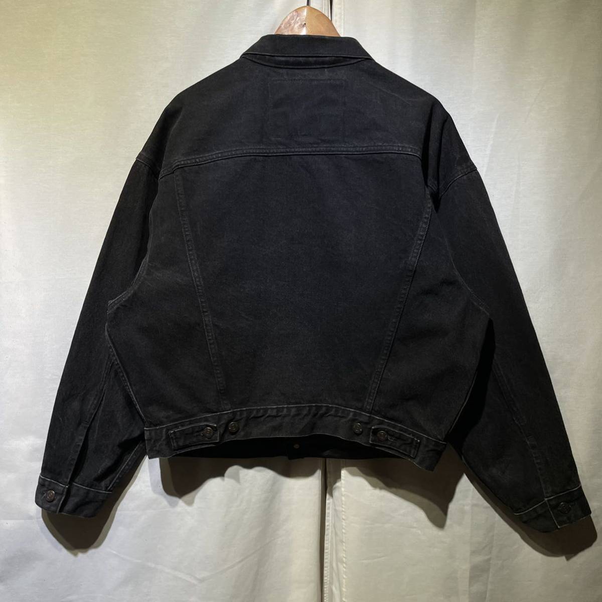 希少】90s Levi's 70598 サルファ ブラック オーバーサイズ 希少】90s Levi's 70598 サルファ ブラック オーバーサイズ