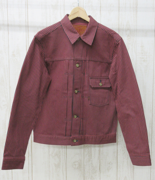 128BH CALEE COLOR HICKORY 1st TYPE JACKET キャリー ヒッコリー ジャケット 16AW【中古】_画像1