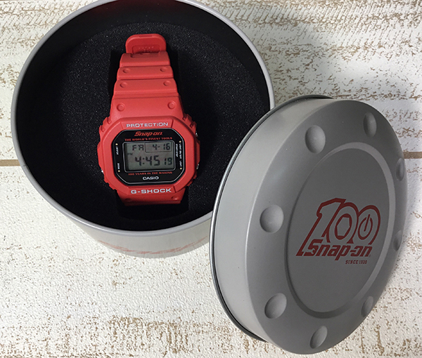 159AH CASIO G-SHOCK × SNAP-ON 100TH CAS060GS 100周年限定モデル スナップオン【中古】_画像2