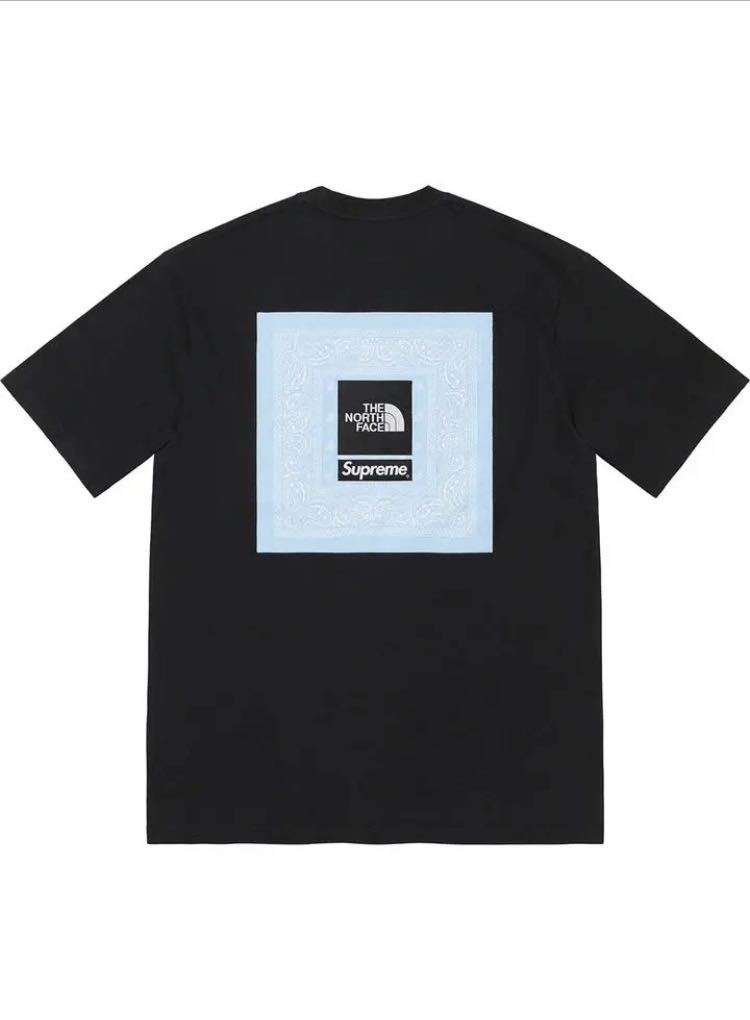 Supreme / The North Face Bandana Tee Black_画像1