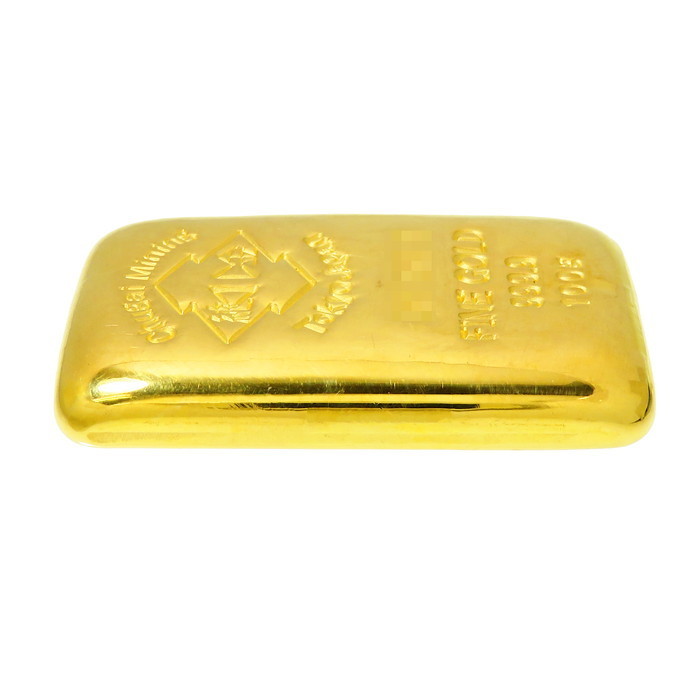 Chugai Mining/中外鉱業 インゴット 100g 純金 K24ゴールド_画像3