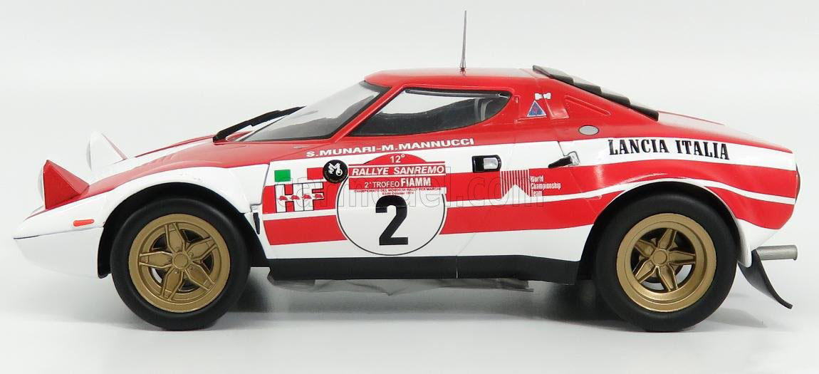 TRIPLE9 1/18 ランチア ストラトス HF #2 サンレモラリー 1974 優勝 LANCIA STRATOS RALLY SANREMO_画像3