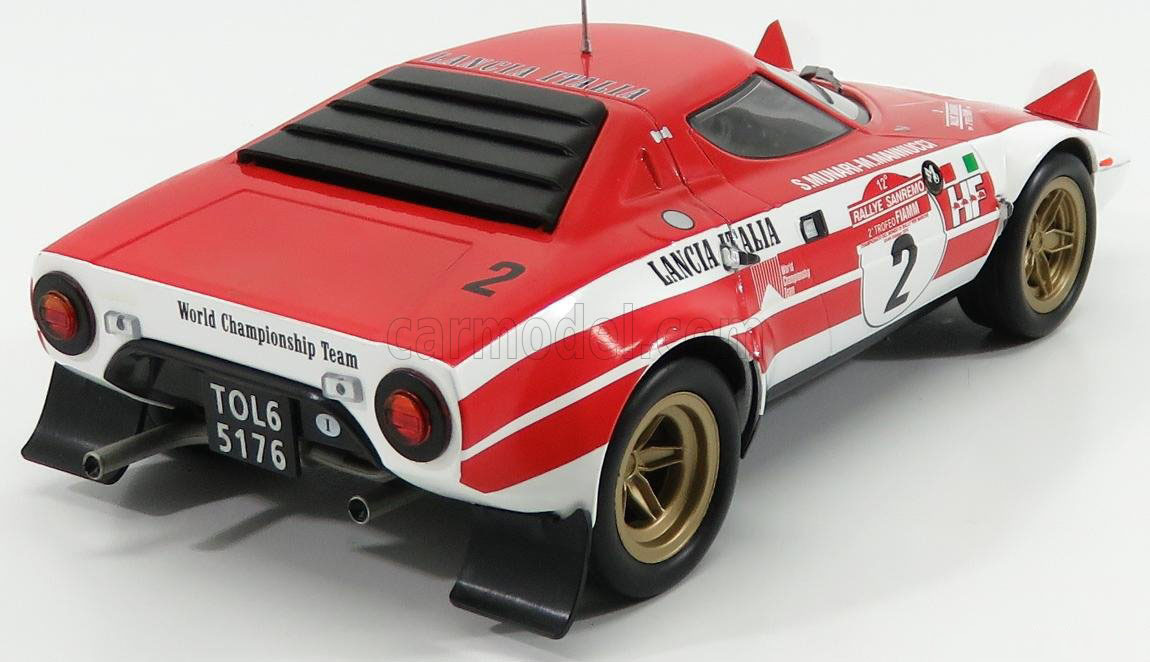 TRIPLE9 1/18 ランチア ストラトス HF #2 サンレモラリー 1974 優勝 LANCIA STRATOS RALLY SANREMO_画像2