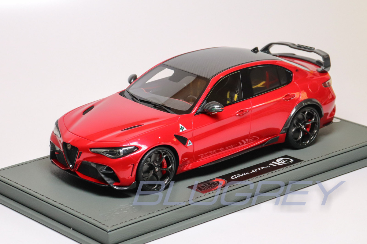 BBR MODELS 1/18 Alpha Romeo Giulia GTAm 2020 red caliper ALFA ROMEO GIULIA GTAm Rosso GTA limitation 250 pcs 