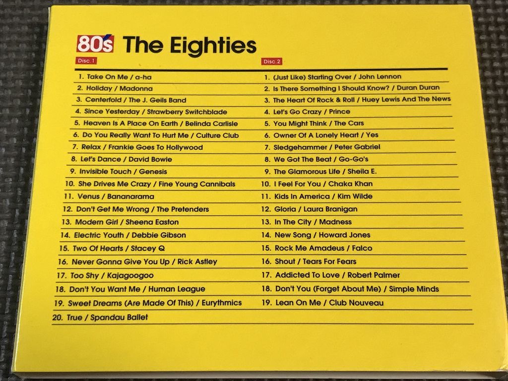 The 80's ザ・エイティーズ　2CD 全39曲